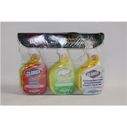 3 PACK CLOROX CLEANERS