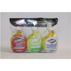 3 PACK CLOROX CLEANERS