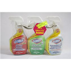3 PACK CLOROX CLEANERS
