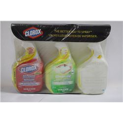 3 PACK CLOROX CLEANERS