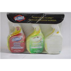 3 PACK CLOROX CLEANERS