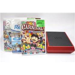 WII MINI W / 3 GAMES