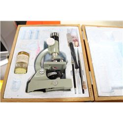 VINTAGE MICROSCOPE SET