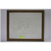 Image 1 : FRAMED PRINT OF MATISSE'S :SLEEPING MODEL"