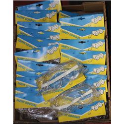 BOX OF SAFETY GOOGLES
