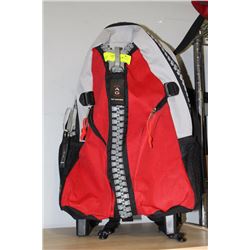 SZS ZIPPERED BACKPACK/LUGGAE W/TELESCOPIC HANDLE