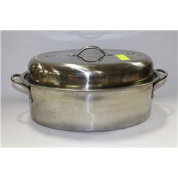 LARGE STAINLESS STEEL ROASTER