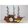 Image 1 : LIGHT UP PIRATE SHIP CLOCK