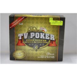 TV POKER TEXAS HOLD'EM VIDEO GAME SYSTEM