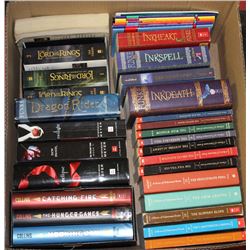 BOX OF BOX-SET BOOKS INCL. HUNGER