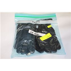 PK OF 2 LADIES LEATHER GLOVES SZ SMALL