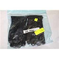 PK OF 2 LADIES LEATHER GLOVES SZ MEDIUM