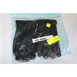 PK OF 2 LADIES LEATHER GLOVES SZ MEDIUM