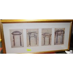 FRAMED PRINT OF MICHAEL ANGELO'S "SUTIO DE