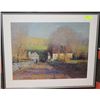 Image 1 : FRAMED PRINT OF TERALAK'S "THE BACKROADS"