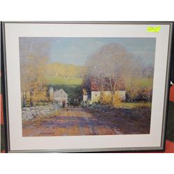 FRAMED PRINT OF TERALAK'S "BACK ROADS"