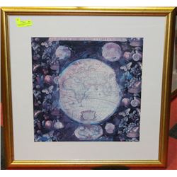 FRAMED PRINT OF SOKAL HOHNE'S "THE DISCOVERY"
