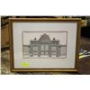 Image 1 : FRAMED PRINT OF DE NEUFFORGE'S "PALACE GATE"