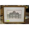 Image 1 : FRAMED PRINT OF DE NEUFFORGE'S "PALACE GATE"