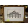 Image 1 : FRAMED PRINT OF DE NEUFFORGE'S "PALACE GATE"