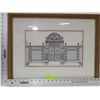 Image 1 : FRAMED PRINT OF DE NEUFFORGE'S "GARDEN GATE"