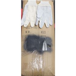CASE OF 180 NEW WORK GLOVES