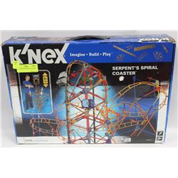 K'NEX SURPENT'S SPIRAL COASTER -