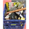 Image 1 : BOX OF TOOLS WITH CAR BATTERY CHARGER