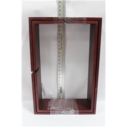 ROSEWOOD INTERLOCKING WALL SHELVES