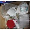 Image 1 : BOX W/ PYREX BAKING PANS & BAKING