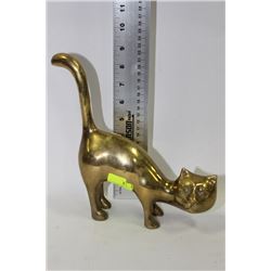 BRASS CAT FIGURE