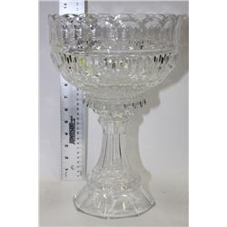 LARGE CRYSTAL VASE