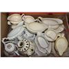 Image 1 : TUB OF TEA POTS, GRAVY BOATS, ETC FROM ESTATE