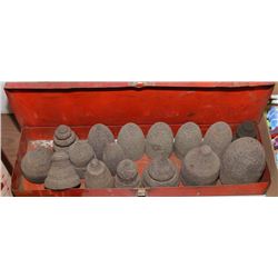 BOX OF 5/8" GRINDING CONES, FOR ANGLE GRINDER