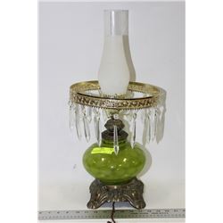 VINTAGE 1940s ELECTRIC HURRICANE LAMP