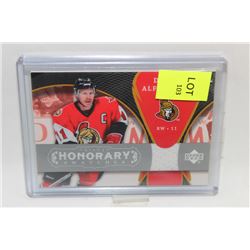 THREE NHL JERSEY CARDS
