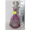Image 1 : PURPLE GLASS DECANTER
