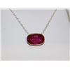Image 1 : #6 10K GOLD RUBY NECKLACE