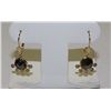 Image 1 : #42 14K GOLD BLACK DIAMOND EARRINGS