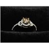 Image 2 : #31 14K WHITE GOLD DIAMOND RING