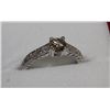 Image 1 : #25 14K WHITE GOLD DIAMOND RING