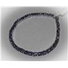 Image 1 : #22 925 STERLING SILVER TANZANITE TENNIS BRACELET