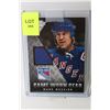 Image 1 : MARK MESSIER GAME WORN JERSEY CARD