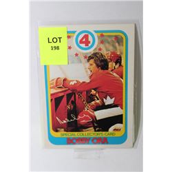BOBBY ORR SPECIAL COLLECTORS CARD