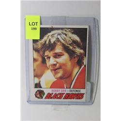 1976-77 BOBBY ORR HOCKEY CARD