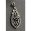 Image 1 : #9 925 SILVER DIAMOND PENDANT