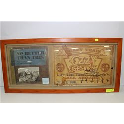 ORIGINAL SIGNED OZZY OSBOURNE TOUR POSTER