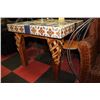 Image 4 : LARGE MEX TILE TABLE W/ 2 CHAIRS