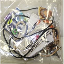 BAG OF PEWTER JEWELRY