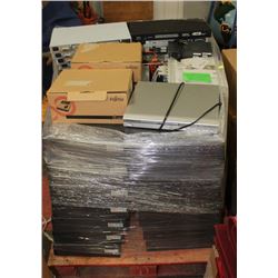 PALLET OF 3COM SWITCHES, CISCO SWITCHES, DESKTOPS